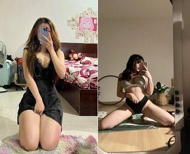 ภาพร้อนของสาวสวยมีความสุขในคืนนี้เหมือนพายุ