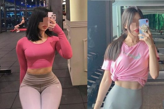 น้องสาวโรงยิมแสดงพลังที่โดดเด่นของพวกเขา