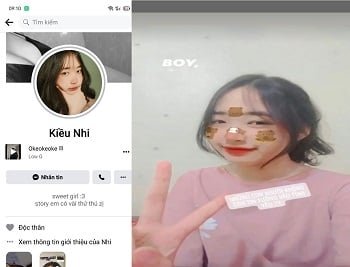 Kieu Nhi ชอบที่จะพอใจ