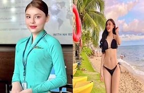 เปิดเผยภาพร้อนของ vo thi hanh ของฉัน, พนักงานต้อนรับบนเครื่องบิน